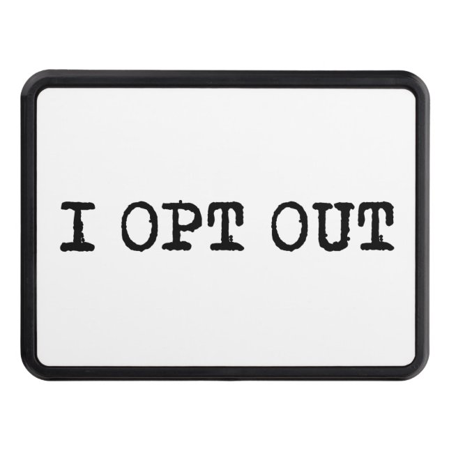 Cubierta Para Remolque OPT OUT T-Shirt (Anverso)