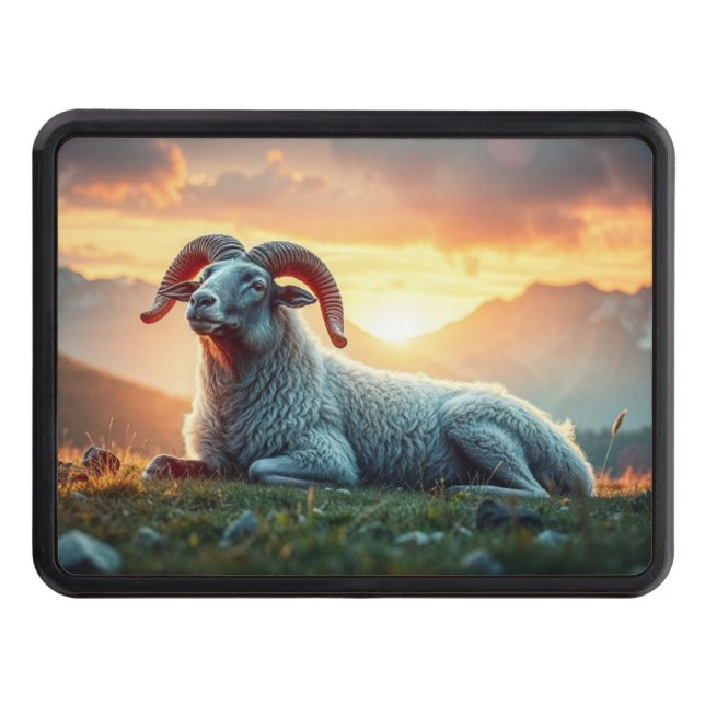 Cubierta Para Remolque Oveja de orígen al amanecer (Anverso)