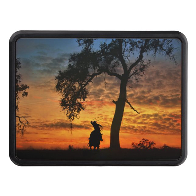 Cubierta Para Remolque País de Vaqueros Oeste Ropaje y Caballo (Anverso)