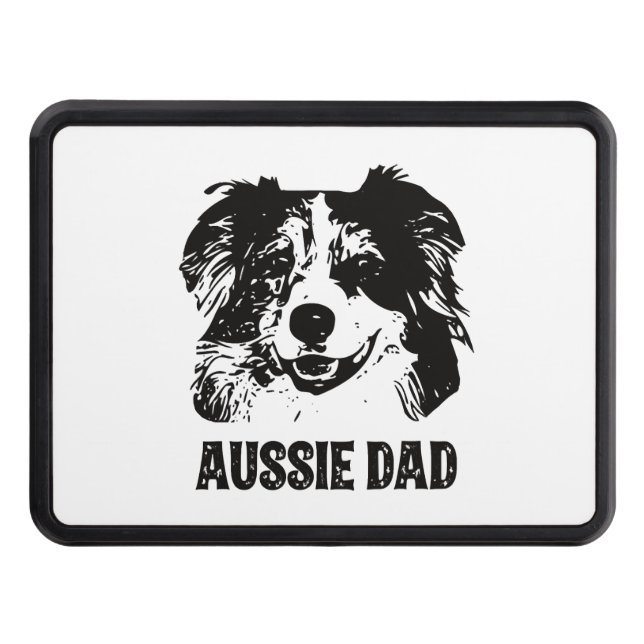 Cubierta Para Remolque Papá Aussie - Padre Pastor Australiano (Anverso)