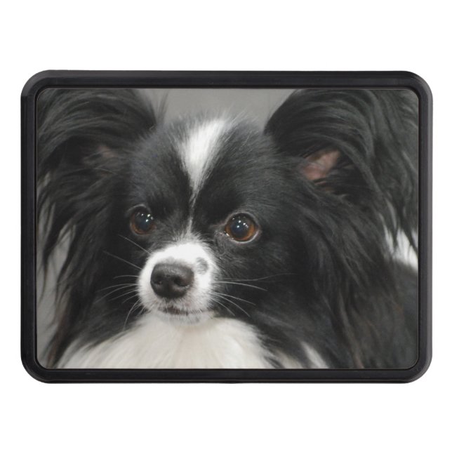 Cubierta Para Remolque Papillon blanco y negro (Anverso)