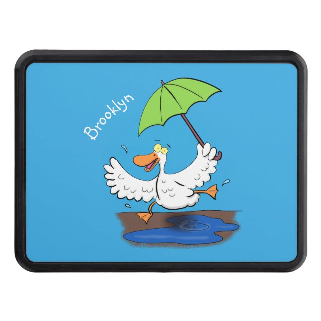 Cubierta Para Remolque Pato gracioso con personalizado bailarín de paragu (Anverso)
