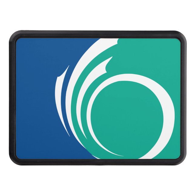 Cubierta Para Remolque Patriotic hitch cover with Flag of Ottawa (Anverso)