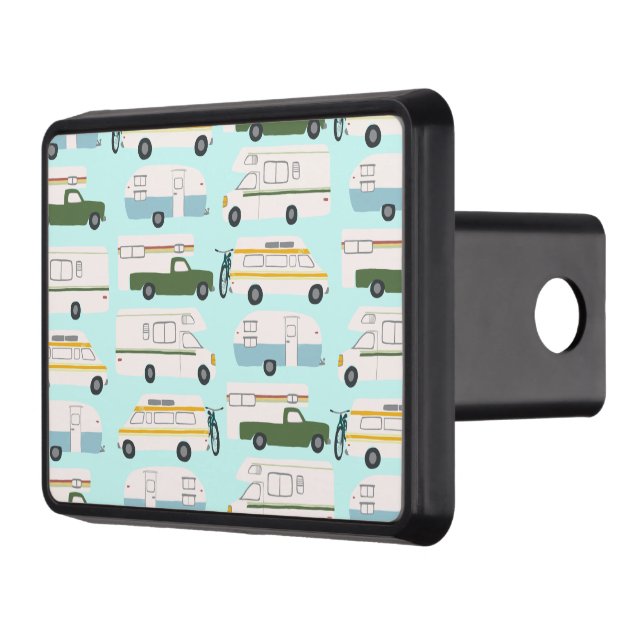 Cubierta Para Remolque Patrón de acampar de Vanlife RV del remolque (Izquierda)