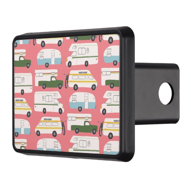 Cubierta Para Remolque Patrón de acampar de Vanlife RV del remolque (Izquierda)