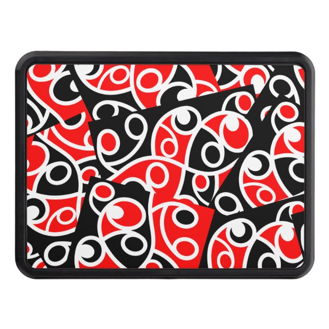 Cubierta Para Remolque Patrón de capas Maori Kowhaiwhai (Anverso)