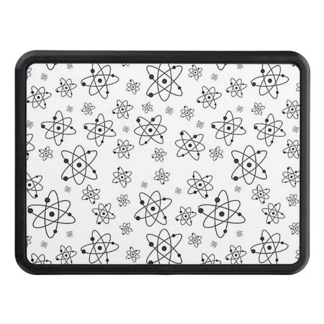 Cubierta Para Remolque Patrón de edad atómica retro de átomos (Anverso)