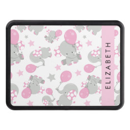 Cubierta Para Remolque Patrón De Elefantes, Elefantes Cutos, Tu Nombre