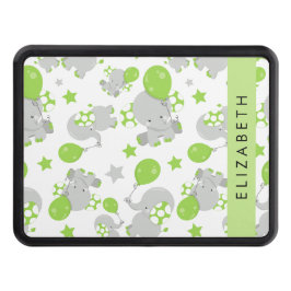 Cubierta Para Remolque Patrón De Elefantes, Elefantes Cutos, Tu Nombre