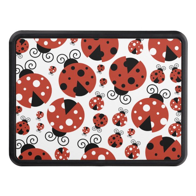 Cubierta Para Remolque Patrón De Ladybugs, Cute Ladybugs, Red Ladybugs (Anverso)