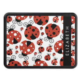 Cubierta Para Remolque Patrón de Ladybugs, Ladybugs Rojos, Tu Nombre