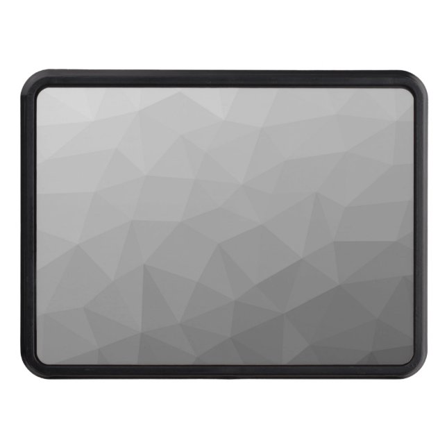Cubierta Para Remolque Patrón de malla geométrica gradiente gris (Anverso)