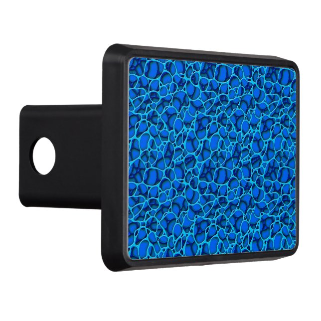 Cubierta Para Remolque Patrones abstractos azul y azul claro. (Derecha)