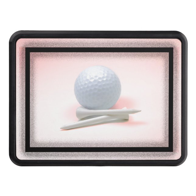 Cubierta Para Remolque Pelota de golf y rosa de los tees (Anverso)