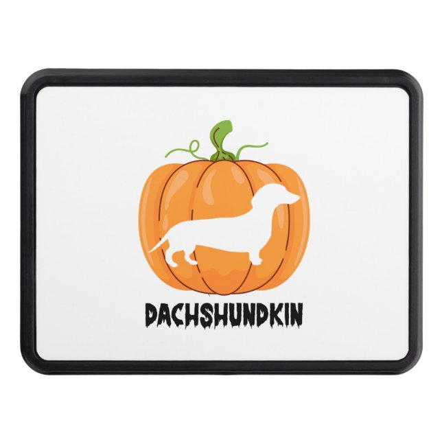 Cubierta Para Remolque Perro Dachshund Halloween (Anverso)