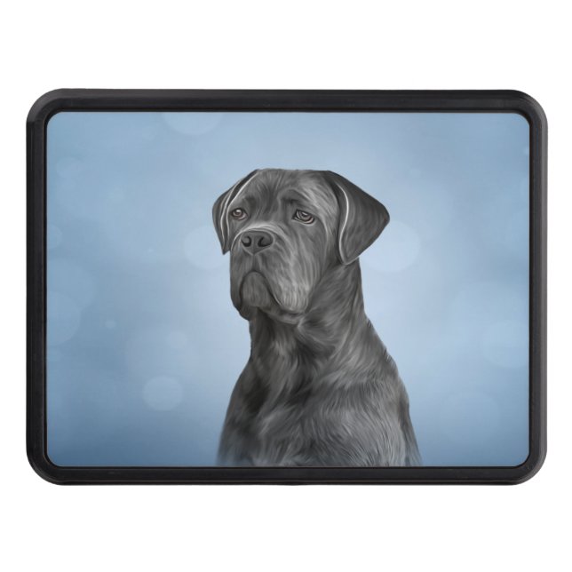 Cubierta Para Remolque Perro de dibujo Canso Corso - Mastiff italiano (Anverso)