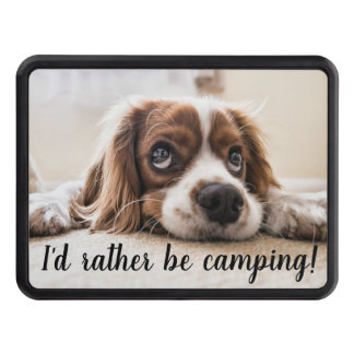 Cubierta Para Remolque Perro deprimido divertido estaría acampando