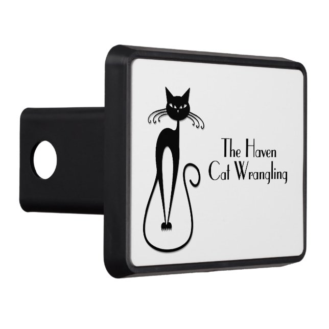 Cubierta Para Remolque Persona de gato negro y delgado (Derecha)