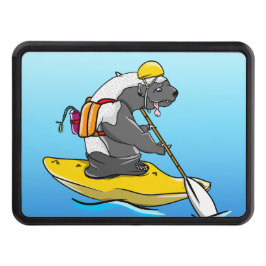 Cubierta Para Remolque Personalizado badger en un kayak