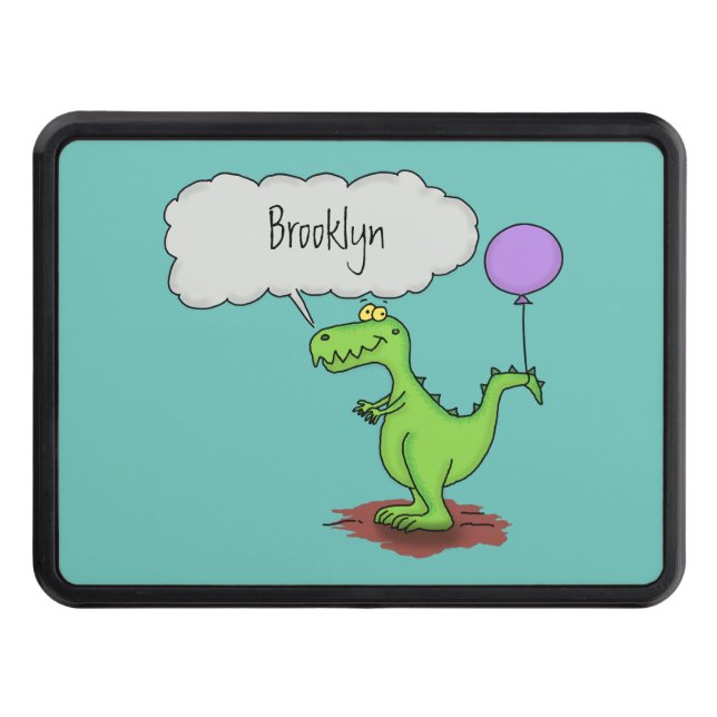 Cubierta Para Remolque Personalizado de dragón divertido y suave que resp (Anverso)