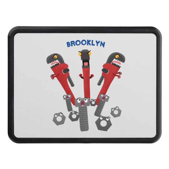 Cubierta Para Remolque Personalizado de humor de herramientas monstruosas (Anverso)