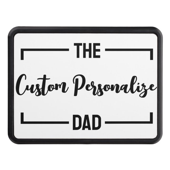 Cubierta Para Remolque Personalizado de papi padre, padre, padre, padre (Anverso)