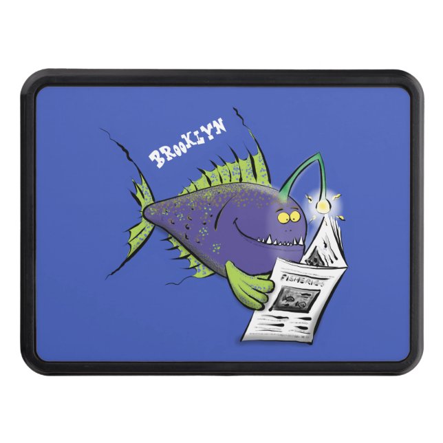Cubierta Para Remolque Personalizado divertida de pescados y mariscos (Anverso)