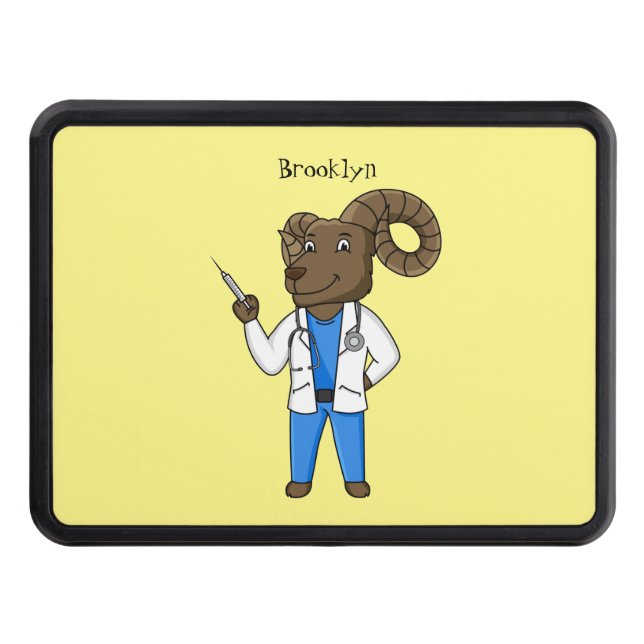 Cubierta Para Remolque Personalizado médica ilustracion de ovino de Bigho (Anverso)