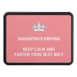 Cubierta Para Remolque Personalizado Rosa Gracioso Mantiene La Calma