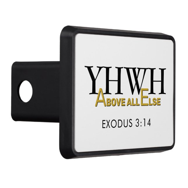 Cubierta Para Remolque Personalized YHWH YAHWEH Above All Else Christian (Derecha)