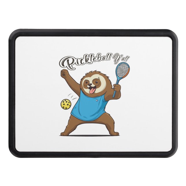 Cubierta Para Remolque Pickleball Sloth T- Pickleball Y'all (Anverso)