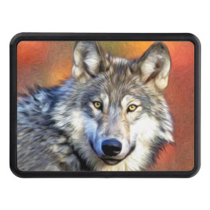 Cubierta Para Remolque Pintura de arte lobo