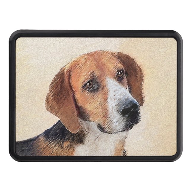 Cubierta Para Remolque Pintura Harrier - Arte Perro Original Cuto (Anverso)