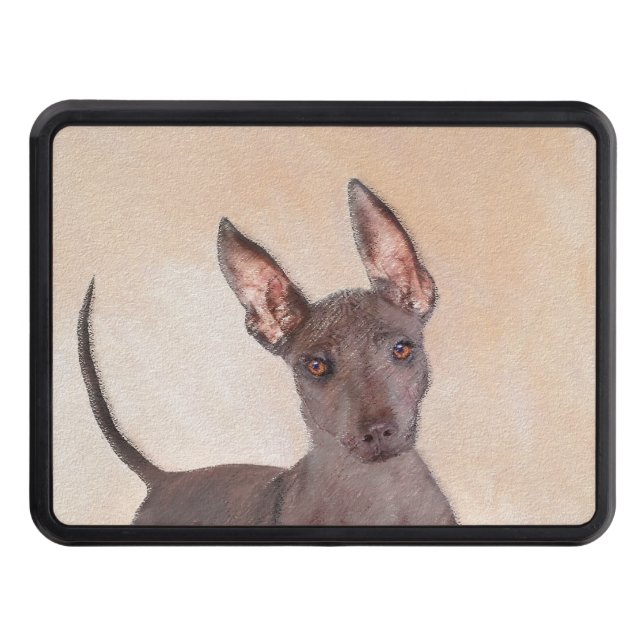Cubierta Para Remolque Pintura Xoloitzcuintli - Arte Perro Original Cuto (Anverso)