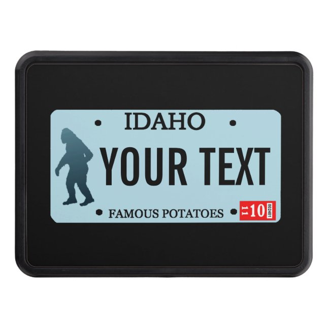 Cubierta Para Remolque Placa de licencia de Idaho Sasquatch (Anverso)