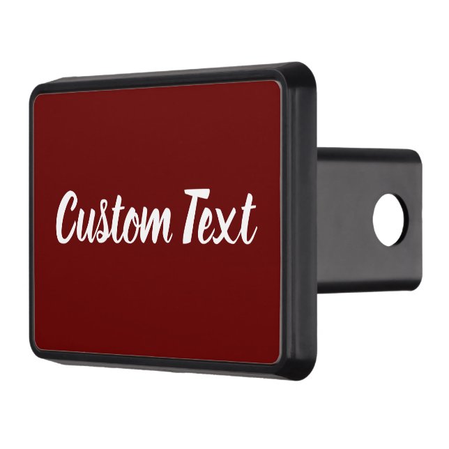 Cubierta Para Remolque Plantilla de texto de guiones simples en rojo y bl (Izquierda)