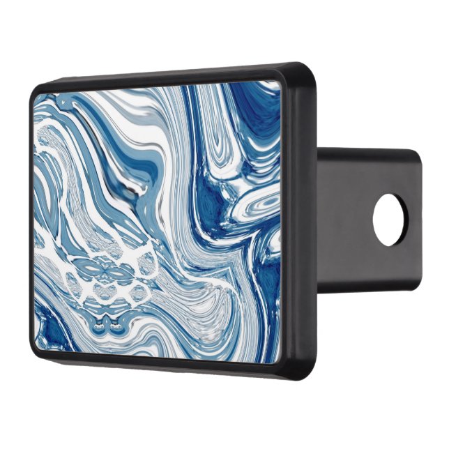 Cubierta Para Remolque playa de costa olas náuticas aguas turbulentas azu (Izquierda)