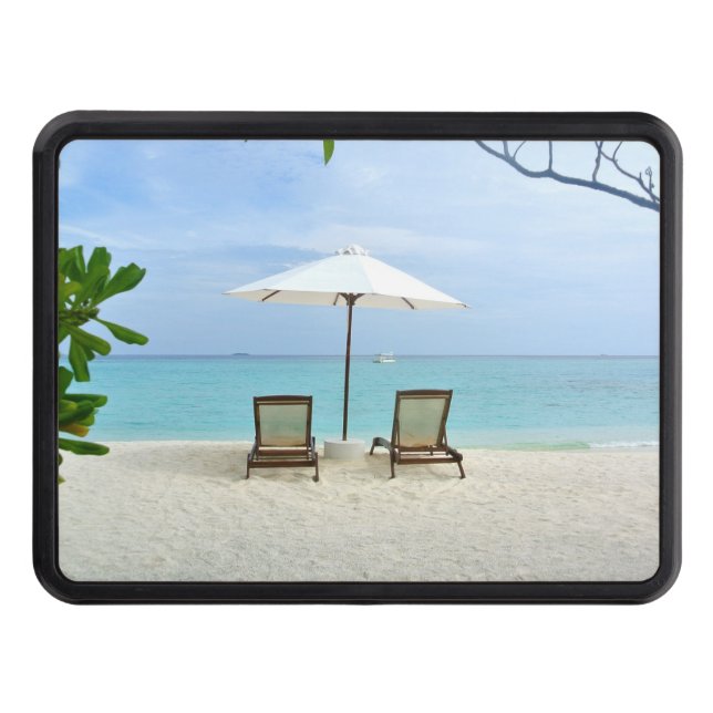 Cubierta Para Remolque Playa de Maldivas (Anverso)