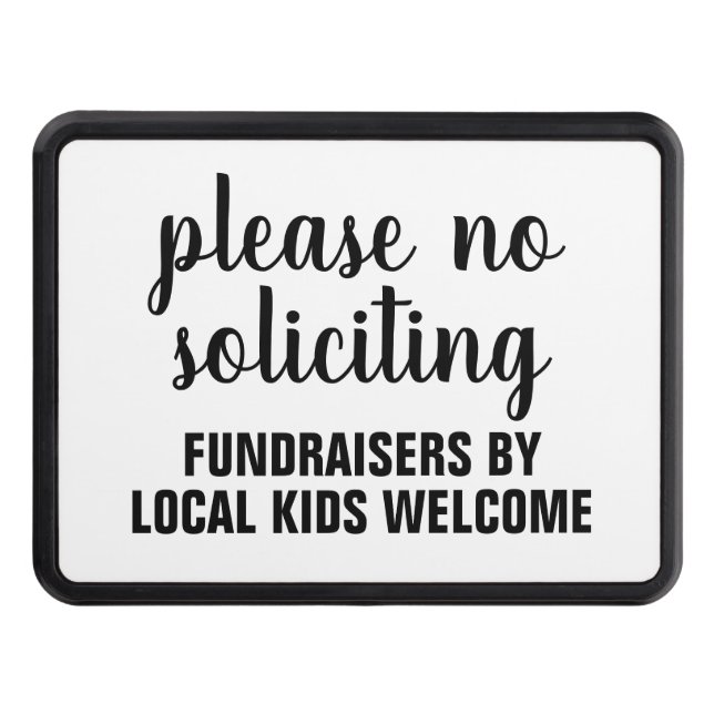 Cubierta Para Remolque please no soliciting fundraisers by local kids (Anverso)