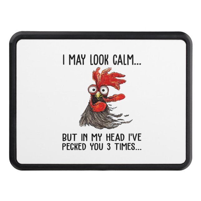 Cubierta Para Remolque Puede que parezca tranquilo pero en mi cabeza te h (Anverso)