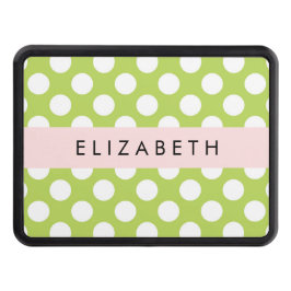 Cubierta Para Remolque Puntos de Polka Verde, Patrón de Punto de Polka, S