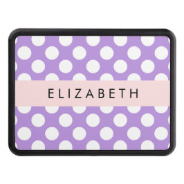 Cubierta Para Remolque Púrpura puntos de polka, patrón de puntos de polka