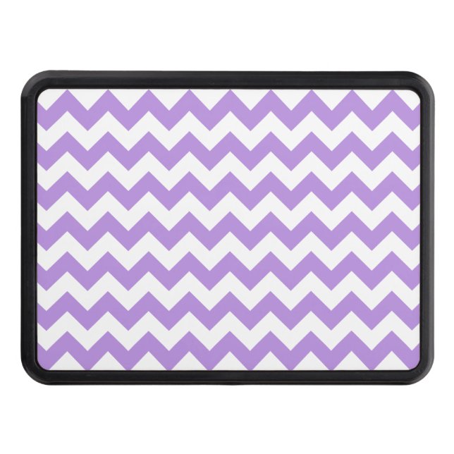 Cubierta Para Remolque Púrpura Zigzag, Púrpura Chevron, Patrón Geométrico (Anverso)