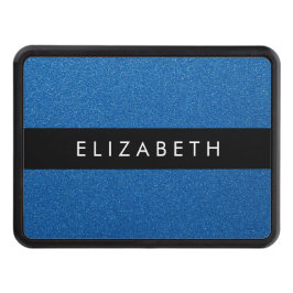 Cubierta Para Remolque Purpurina azul, fondo Purpurina, nombre