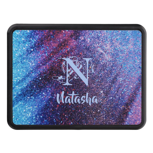 Cubierta Para Remolque Purpurina púrpura personalizado  (Anverso)