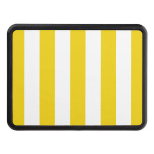Cubierta Para Remolque Rayas amarillas, franjas blancas, patrón rayado