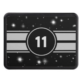 Cubierta Para Remolque Rayos de Carreras negro y plateado Starlight