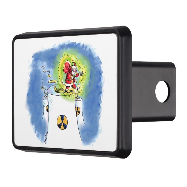 Cubierta Para Remolque Receptor de cobertura de hitch de Santa Claus nubl (Izquierda)