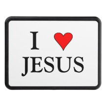 Red I love JESUS