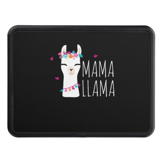 Cubierta Para Remolque Regalo de Llama| Mamá Llama (Anverso)